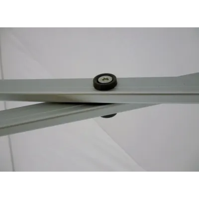 Barnum pliant 3x3 Blanc pro alumimium ATB sans mur de côté