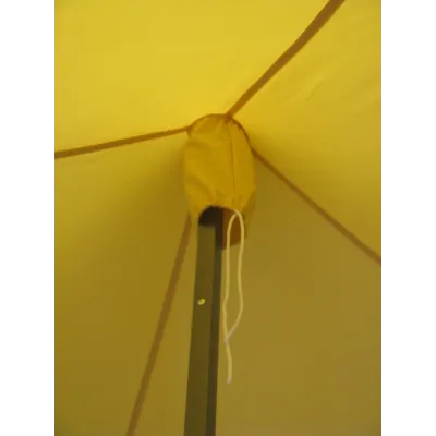 Barnum pliant 3x3 Blanc Acier sans Mur de côté ATB