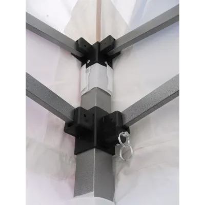 Barnum pliant 3x3 Gris Acier avec parois ATB