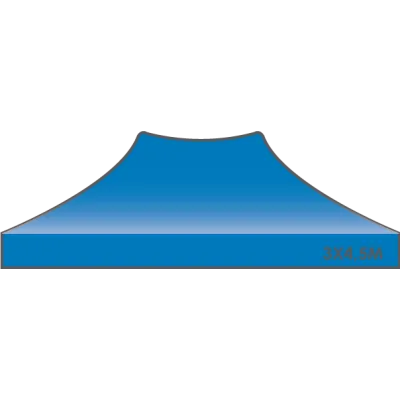 Toit rechange Tente Barnum 3x4.5 Evo Bleu