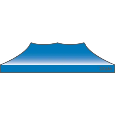 Toit rechange Tente Barnum 3x6 Evo Bleu