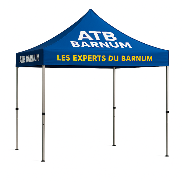 Personnalisation barnum pliant sur demande bâche de toit