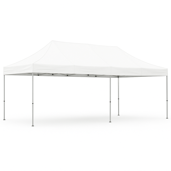 Barnum pliant 3x6 acier blanc sans Mur de côté ATB