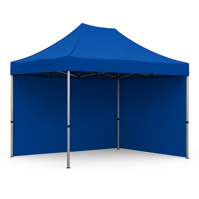 Barnum pliant 2x3 Bleu Acier avec parois ATB