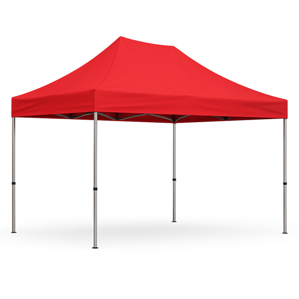 Barnum pliant 2x3 Rouge Acier sans Mur de côté ATB