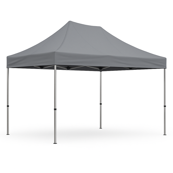 Barnum pliant 2x3 Gris Acier sans Mur de côté ATB