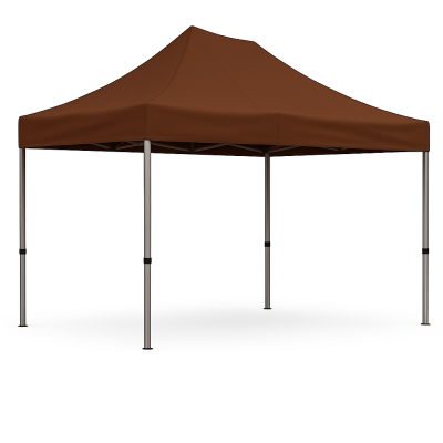 Barnum pliant 2x3 Acier Marron sans Mur de côté ATB