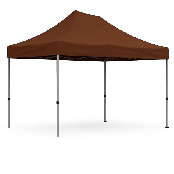 Barnum pliant 2x3 Acier Marron sans Mur de côté ATB