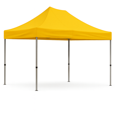 Barnum pliant 2x3 Acier Jaune sans Mur de côté ATB