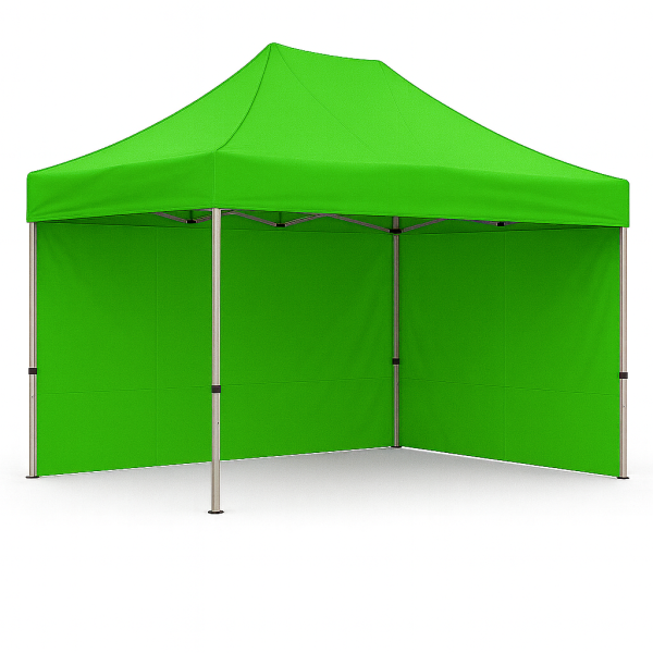 Barnum pliant 2x3 Acier Vert Waka avec parois ATB