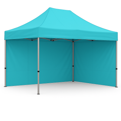 Barnum pliant 2x3 Acier Turquoise avec parois ATB