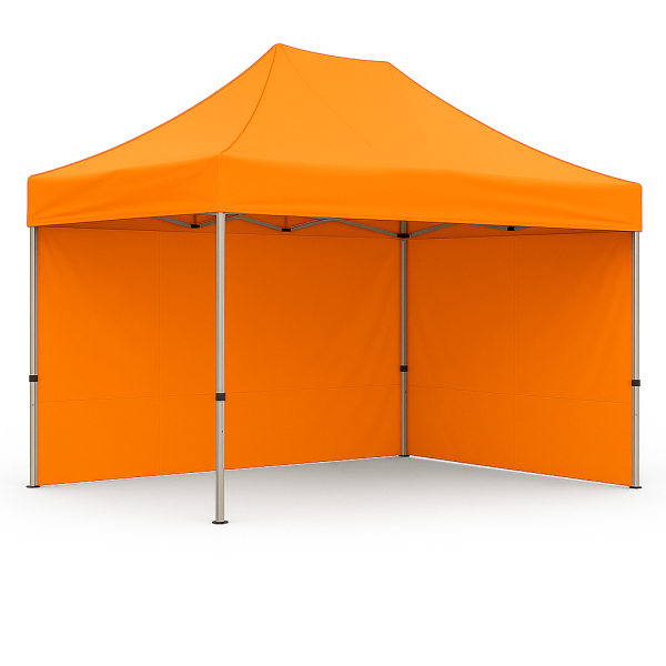 Barnum pliant 2x3 Acier Orange avec parois ATB