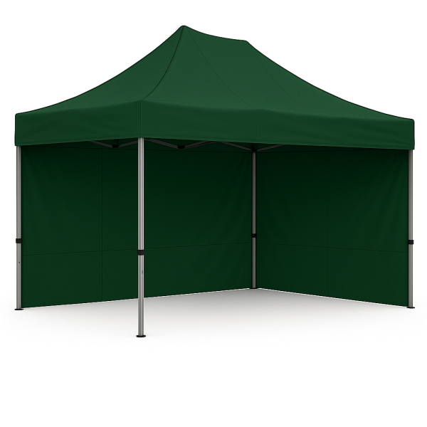 Barnum pliant 2x3 Acier Vert forêt avec parois ATB