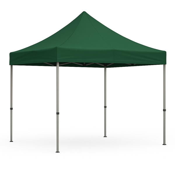 Barnum pliant 3x3 Acier Vert forêt sans Mur de côté ATB