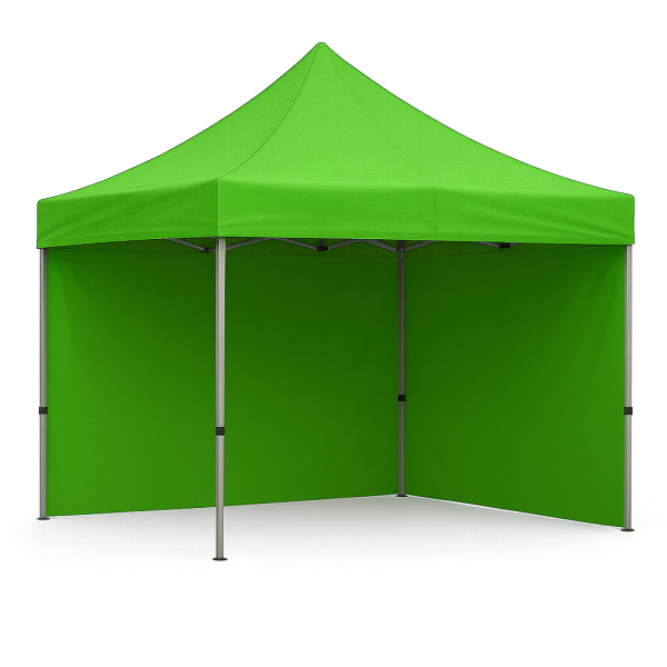 Barnum pliant 3x3 Vert Waka Acier avec parois ATB