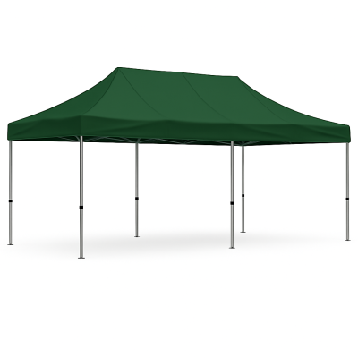 Barnum pliant 3x6 acier Vert forêt sans Mur de côté ATB
