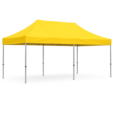 Barnum pliant 3x6 acier Jaune sans Mur de côté ATB