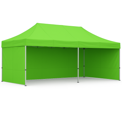 Barnum pliant 3x6 Vert Waka Acier avec parois ATB