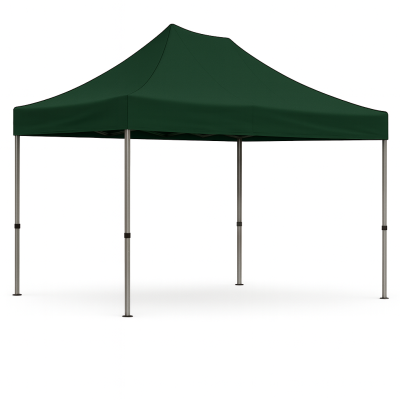 Barnum pliant 3x4.5 Acier Vert forêt sans Mur de côté ATB