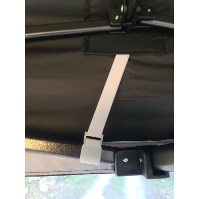 Barnum pliant 3x3 Sponsoring Acier ATB Noir