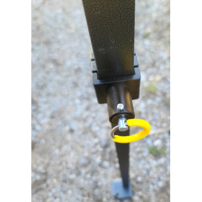 Barnum pliant 3x3 Sponsoring Acier ATB Noir