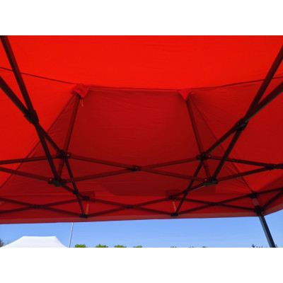 Barnum pliant 2x3 Rouge Acier sans Mur de côté ATB