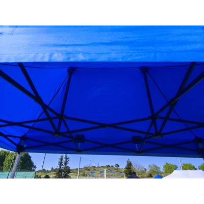 Barnum pliant 2x3 bleu Acier sans Mur de côté ATB