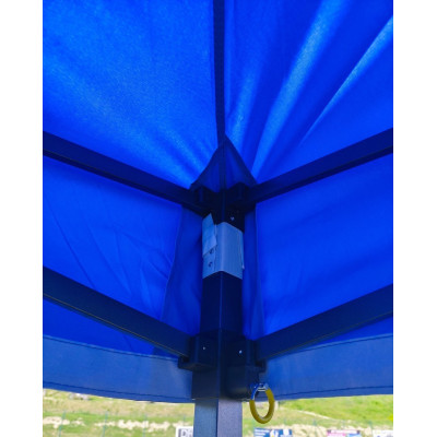 Barnum pliant 3x4,5 Bleu Acier avec parois ATB