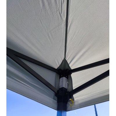 Barnum pliant 3x6 acier Gris sans Mur de côté ATB