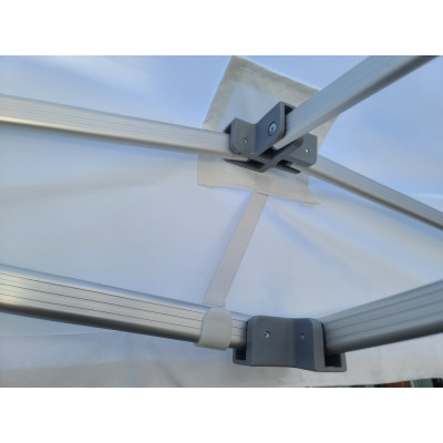 Barnum 3x3 pro Blanc Aluminium avec parois ATB