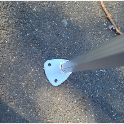 Barnum 3x3 pro Blanc Aluminium avec parois ATB