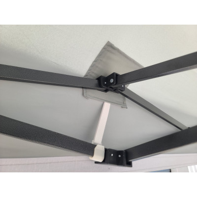 Barnum pliant 2x3 Gris Acier avec parois ATB