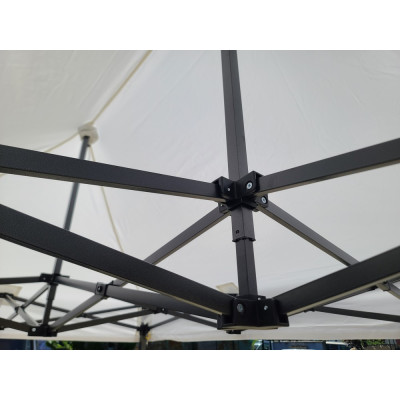 Barnum pliant 2x3 Blanc Acier avec parois ATB
