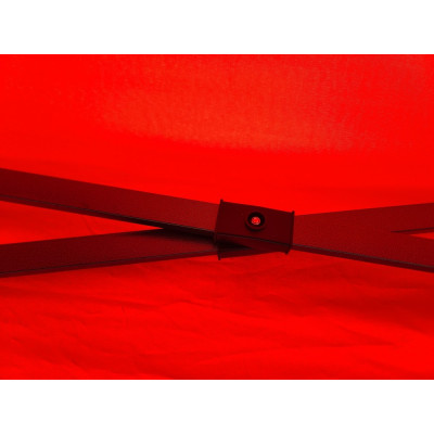Barnum pliant 2x3 Rouge Acier sans Mur de côté ATB