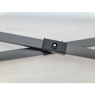 Barnum pliant 2x3 Blanc Acier sans Mur de côté ATB