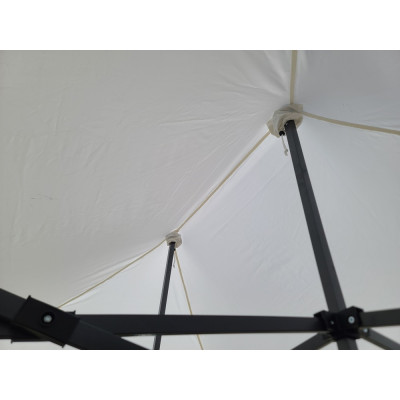Barnum pliant 2x3 Blanc Acier sans Mur de côté ATB