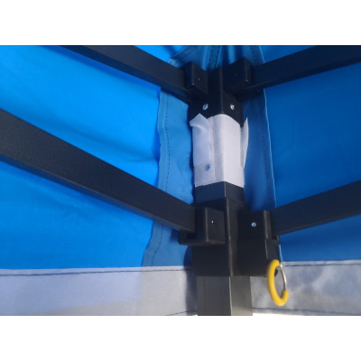 Barnum pliant 2x3 bleu Acier sans Mur de côté ATB
