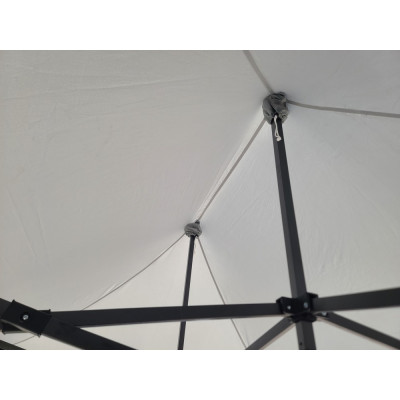 Barnum pliant 2x3 Gris Acier sans Mur de côté ATB