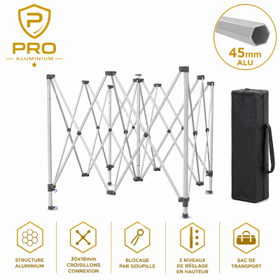 Structure pliante Pro Aluminium 45 mm