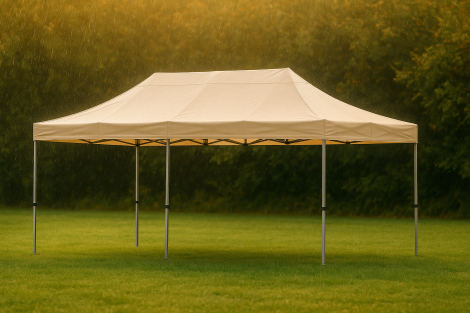 Barnum pliant étanche : comment être sûr qu’il résiste à la pluie ?