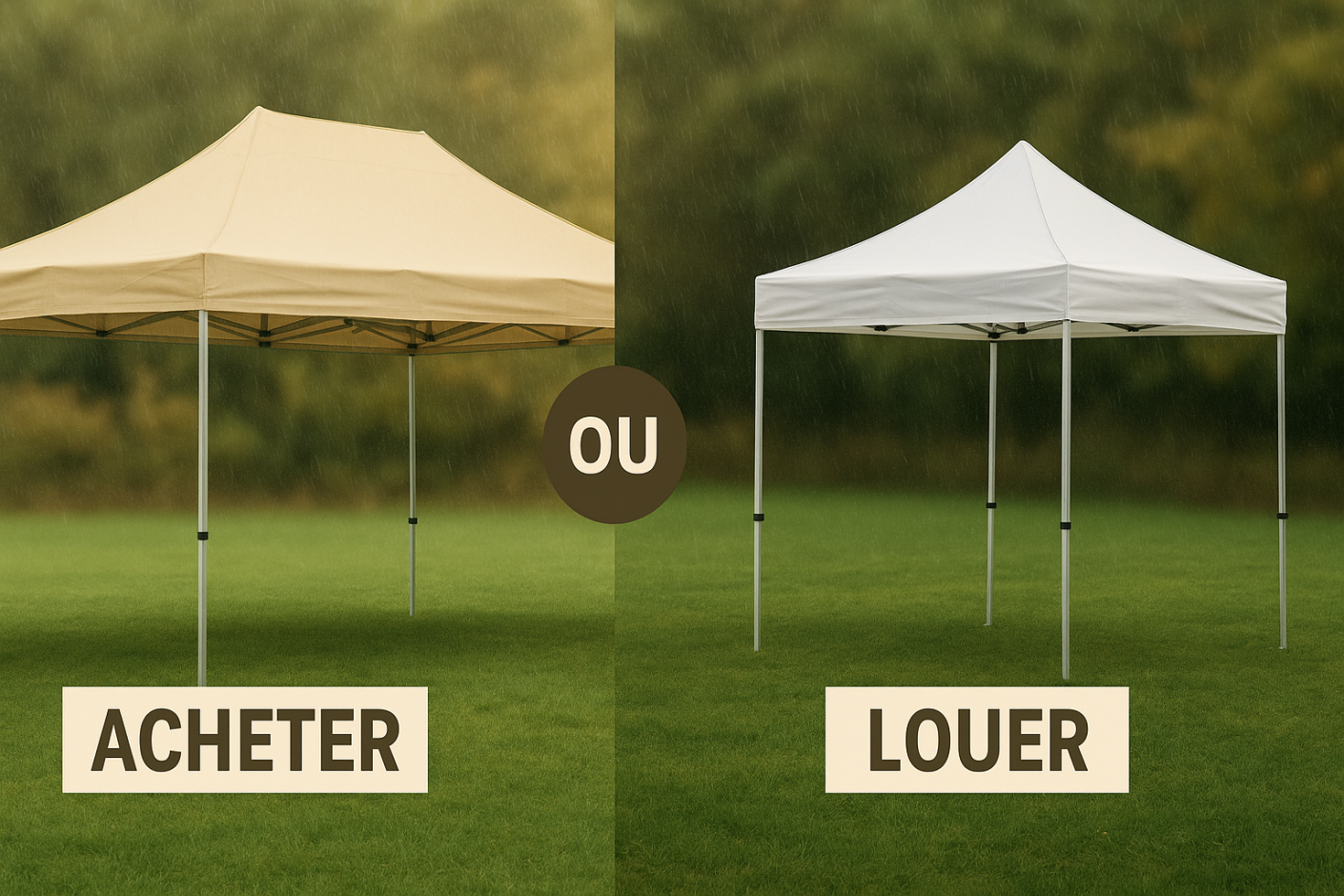 Faut-il acheter ou louer un barnum