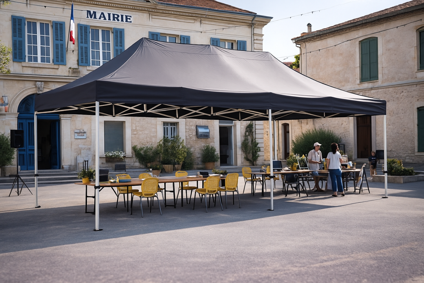 La tente pliante un allié indispensable pour les animations de votre mairie